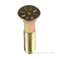 Tornillo de perno de contraunk galvanizado amarillo M4 M6 M8